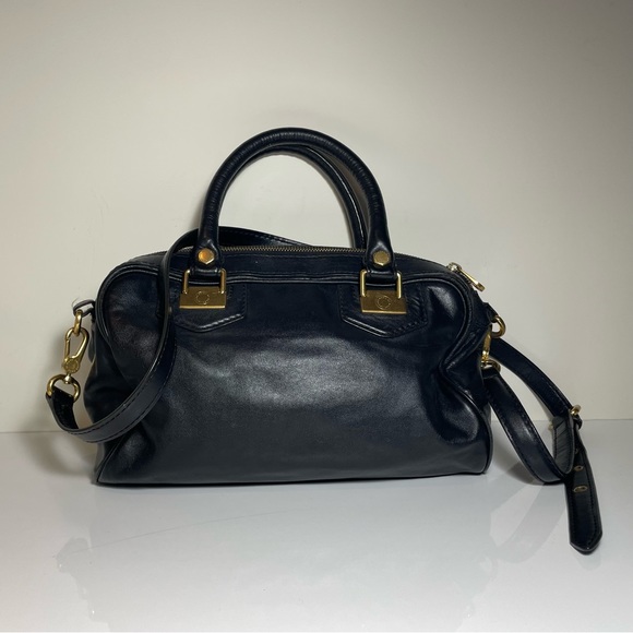 Marc by Marc Jacobs black leather bowler bag - Picture 2 of 12